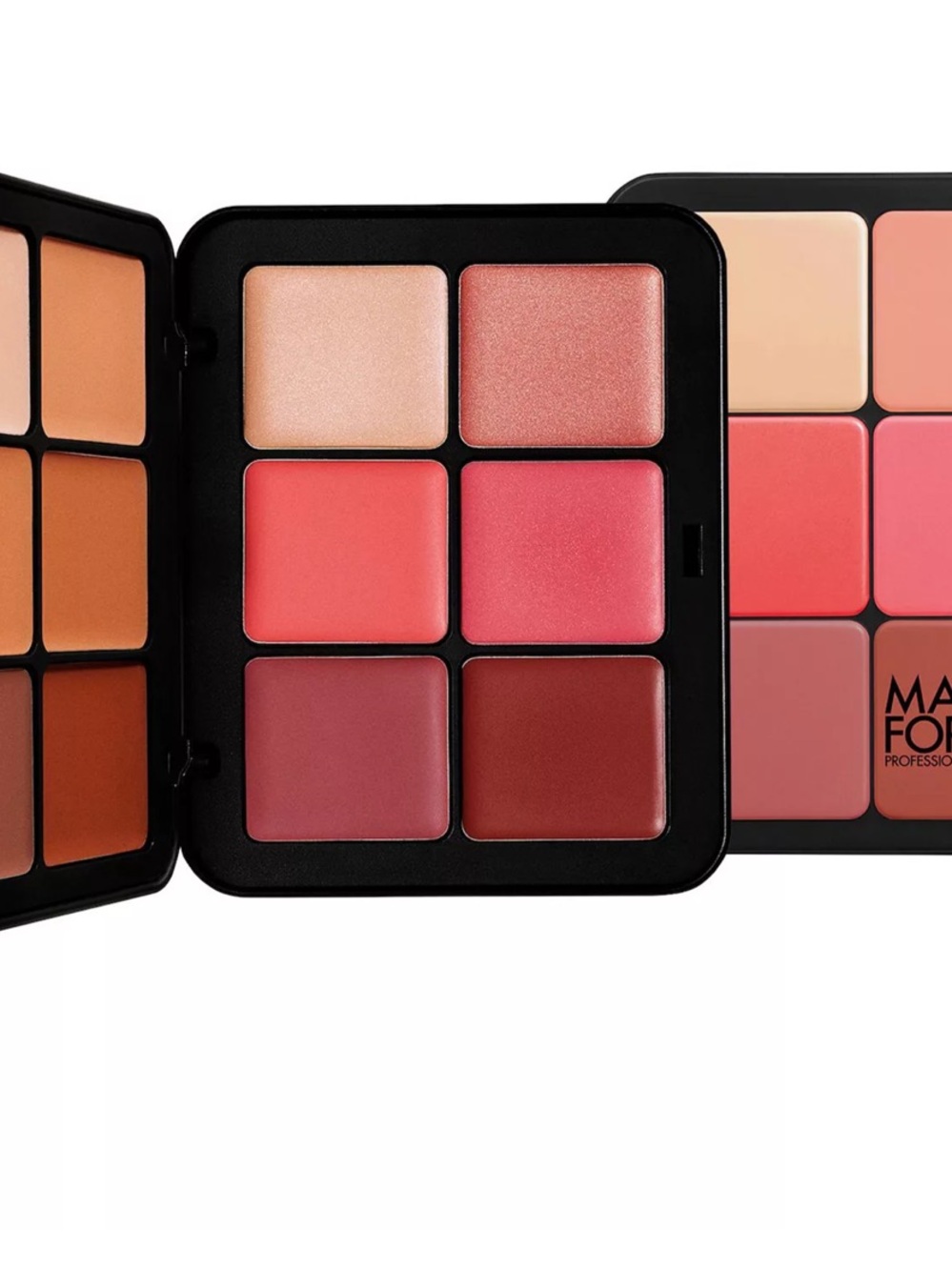 New Make Up For Ever HD Skin Face Essential Face & Cheek Palette light to Medium
